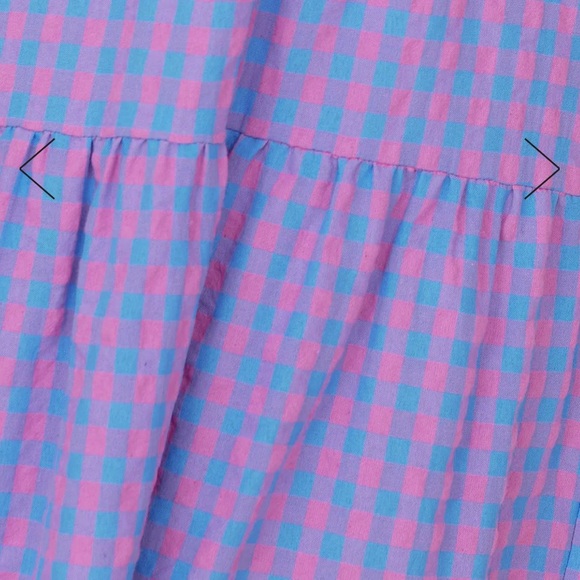 Gingham tiered cotton dress - Picture 6 of 10